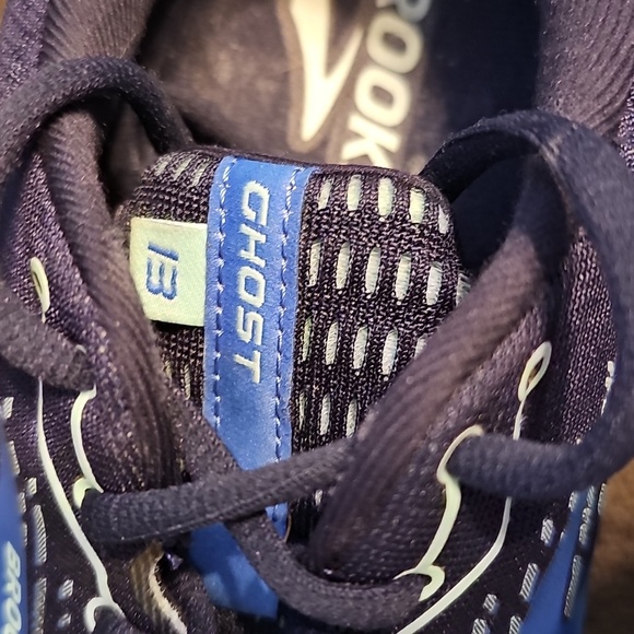 💙🩵Brooks Ghost 13 Women's Navy Blue Running Shoes - Picture 7 of 11